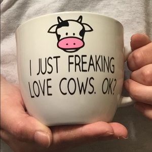 I Just Freaking Love Cows Coffee Mug